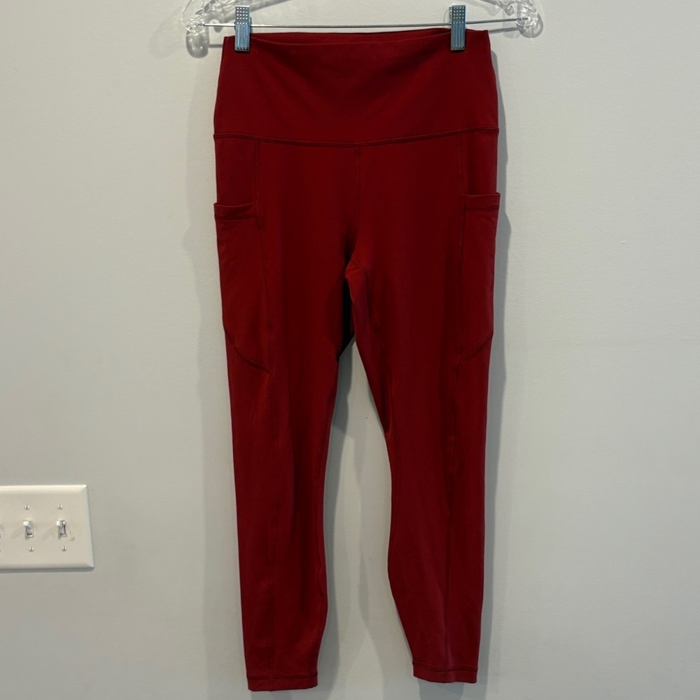 Yogalicious Deep Red Leggings